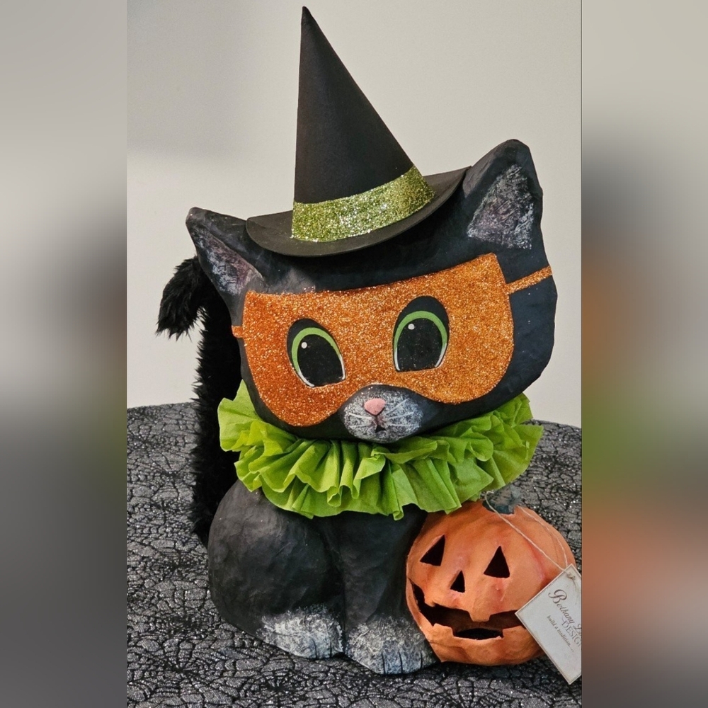 Bethany Lowe Halloween Decor Kitty Binks -17.5''H
